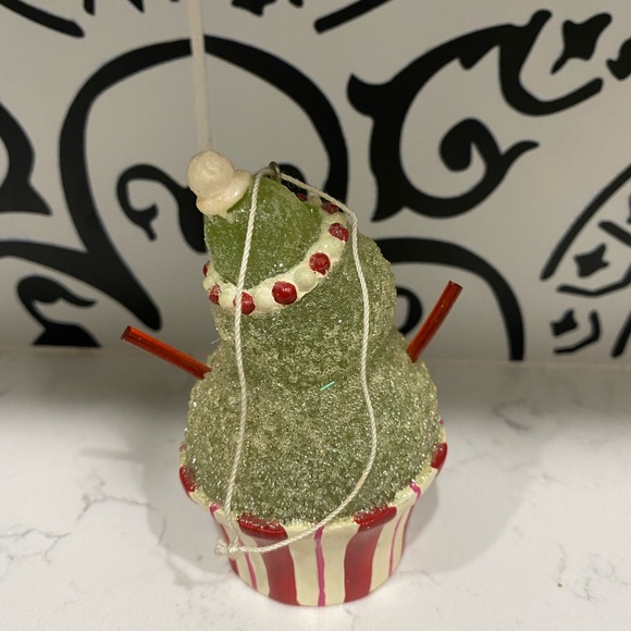 Scf Season Of Cannon Falls Cupcake Snowman Ornament - Picture 2 of 3